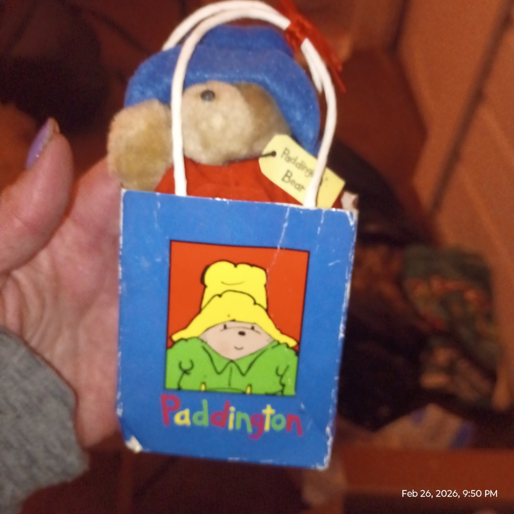 Bear Plush with Blue Hat and Red Coat